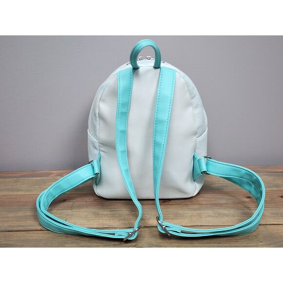 Loungefly Disney Lilo & Stitch Hibiscus Sketch Mini Backpack Bag - Picture 7 of 15